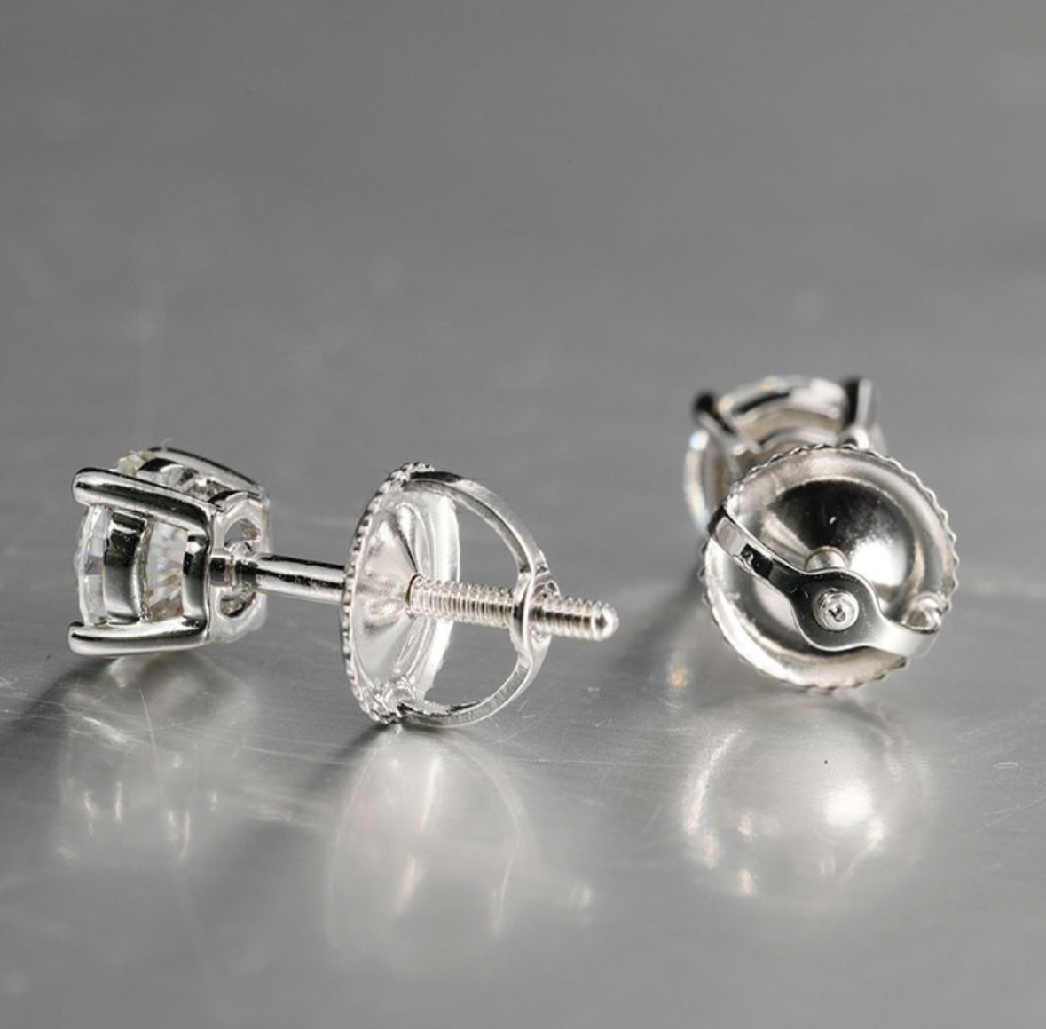 Gold/Silver Threaded Earrings